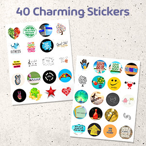 40 Charming Stickers | The Vision Cloud